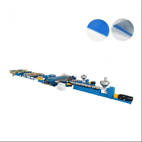 PC PP PE Plastic Hollow Cross Beşa Extrusion Line