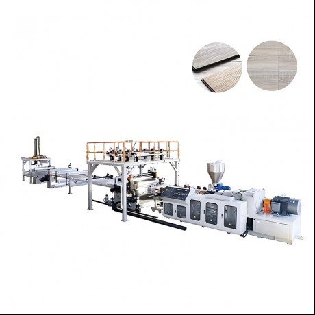 Xeta Extrusion Qata Jîngehê ya Kevir-plastîk SPC ji Jwell Machinery China